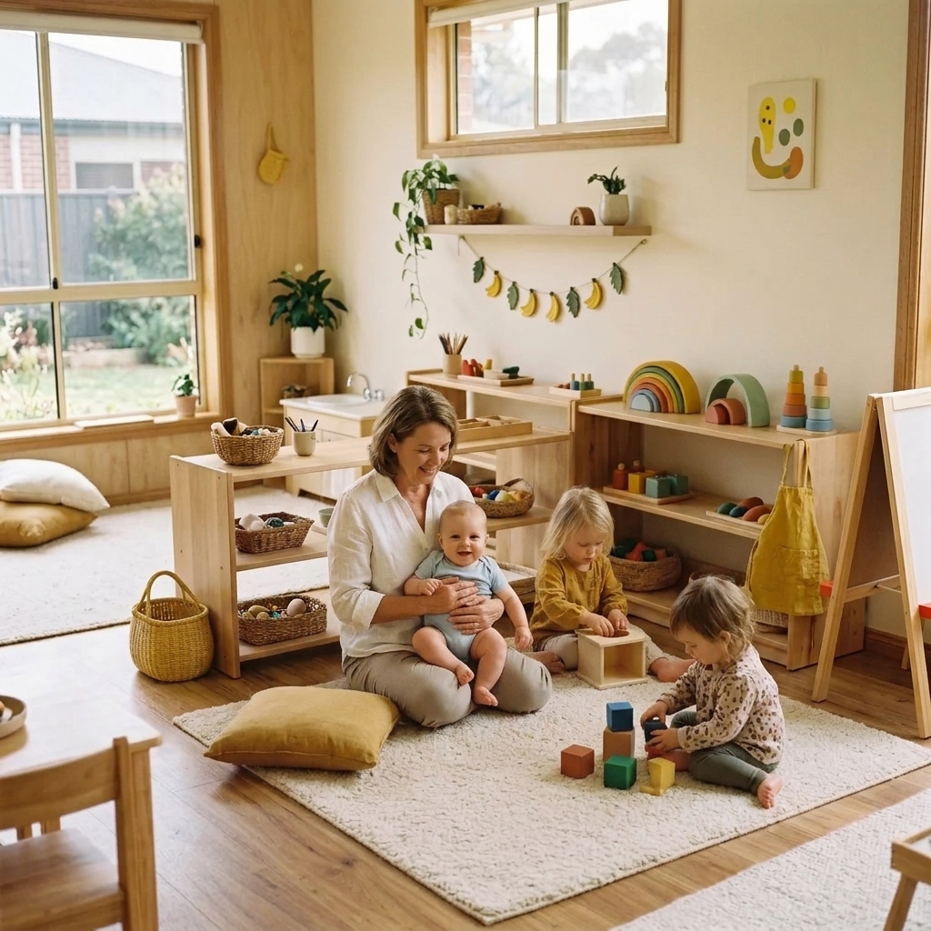 Montessori Academy Downey &mdash; infant care and toddler classroom