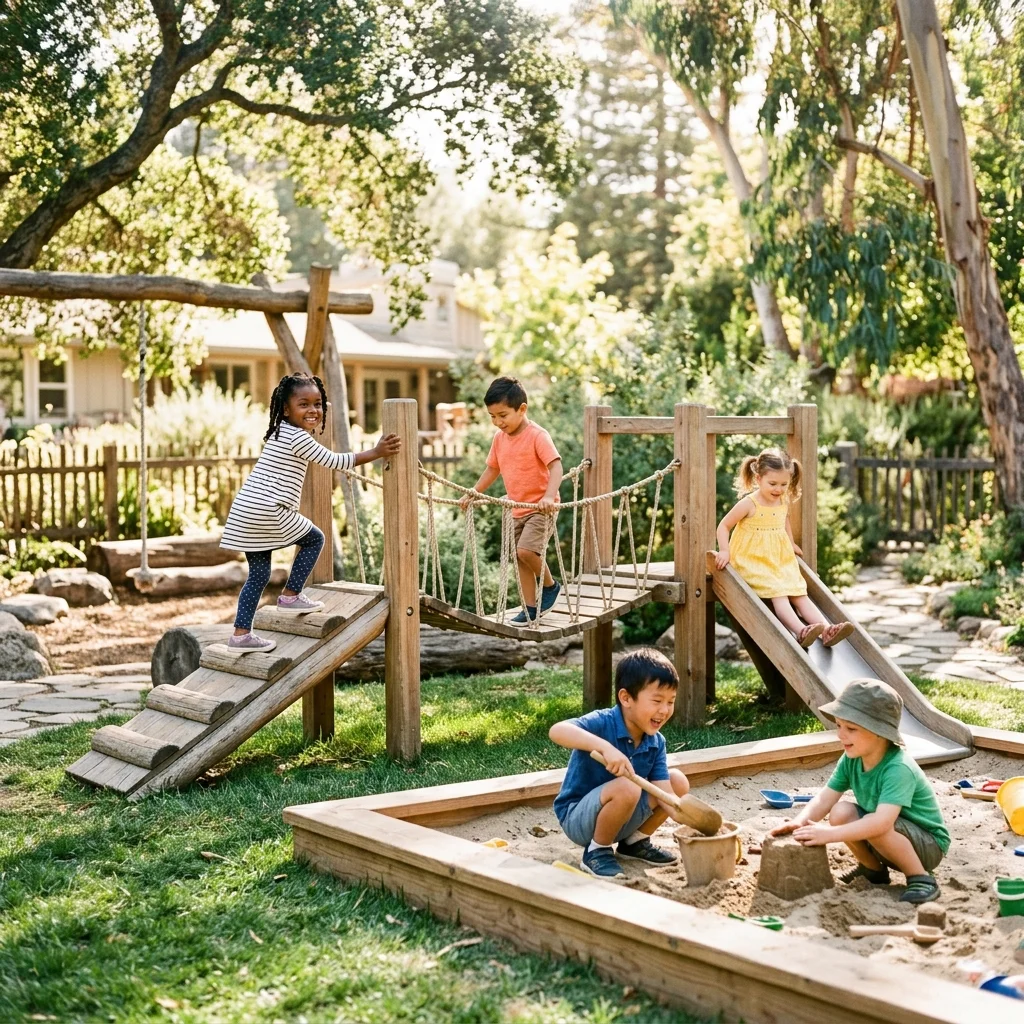 Montessori Academy West Adams 9,000 sq ft outdoor yard